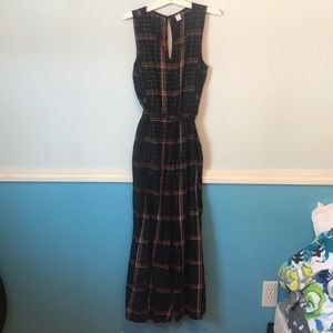 Plaid jumpsuit